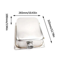 7L Stainless Steel Auxiliary Fuel Tank for Diesel Air Parking Heater with Lock