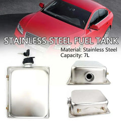 7L Stainless Steel Auxiliary Fuel Tank for Diesel Air Parking Heater with Lock