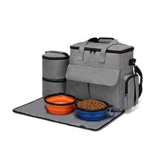 6PCS Pet Travel Outing Backpack Large Capacity Folding Storage Multifunctional