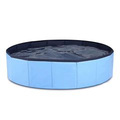 Pet Swimming Pool Foldable Portable Pool for Dogs Outdoor Summer Play - Grey-120x30cm