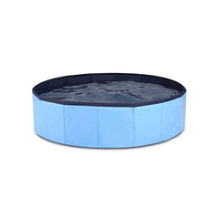 Pet Swimming Pool Foldable Portable Pool for Dogs Outdoor Summer Play - Red-120x30cm