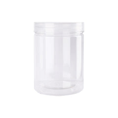 Wide Mouth Plastic Food Bottles 50pcs Transparent Sealed Storage Tanks Container - 8.5cm x 20cm