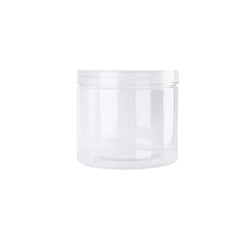 Wide Mouth Plastic Food Bottles 50pcs Transparent Sealed Storage Tanks Container - 8.5cm x 20cm