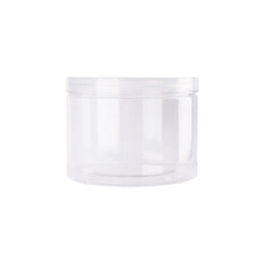 Wide Mouth Plastic Food Bottles 50pcs Transparent Sealed Storage Tanks Container - 10cm x 8.5cm