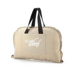 Portable Folding Pet Kennel Zippered Outdoor Dog Bed Travel Mat Waterproof - Yellow