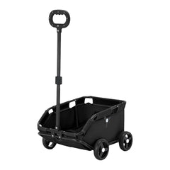 Pet Stroller Dog Cat Carrier Cart Travel Foldable Puppy Trolley Travel Outing - Grey