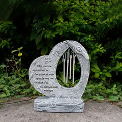 Wind Chime Pet Memorial Headstone Outdoor Garden Decoration for Remembrance