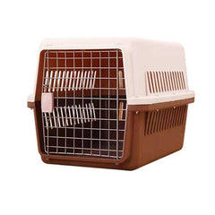 Portable Pet Travel Carrier Crate for Dog Cat Rabbit Ventilated Transport Box - Black