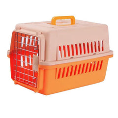 Portable Pet Travel Carrier Crate for Dog Cat Rabbit Ventilated Transport Box - Black