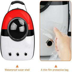 Cat Dog Backpack Carrier Breathable Pet Carrier Bag for Outdoor Travel - Penguin