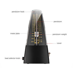 Universal Pyramid Mechanical Metronome For Guitar Violin Piano Bass Drum