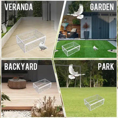 Durable Pigeon Cage for Indoor and Outdoor Use Safe Bird Housing Easy to Assemble