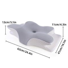 Memory Foam Butterfly Neck Pillow for Enhanced Comfort and Sleep Positioning