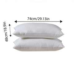 Hotel Quality White Pillow Core Soft Cotton Pillow Insert for Bedroom Living Room