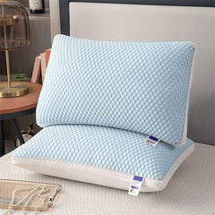2pcs Breathable Pillow Set for Summer Comfort Soft for Home Use Sleeping Support