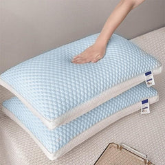 2pcs Breathable Pillow Set for Summer Comfort Soft for Home Use Sleeping Support