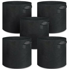 10 Pack Breathable Fabric Plant Grow Pots 2 to 20 Gallon Sizes - 20 Gallon-10PCS