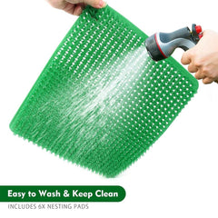 6PCS Egg Laying Box Mat Plastic Chicken Nest Grass Pad Imitation Grass Gasket