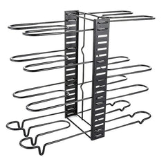 Multi-Layer Vertical Pot Lid Storage Rack Folding Kitchen Countertop Organizer - 8th-Floor
