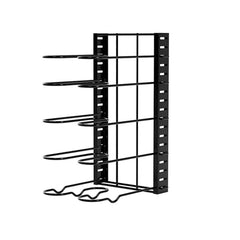 Multi-Layer Vertical Pot Lid Storage Rack Folding Kitchen Countertop Organizer - 8th-Floor