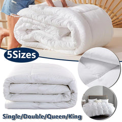 Luxury Hotel Quilt Core – Soft Microfiber Down Alternative Comforter for All Seasons - 140x210cm-Brushed