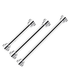Adjustable Tension Rod Extendable Rack Shower Wind Curtain Closet Pole 50-160cm - 105-160cm