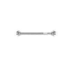 Adjustable Tension Rod Extendable Rack Shower Wind Curtain Closet Pole 50-160cm - 105-160cm