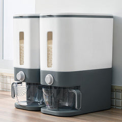 12Kg Automatic Grain Dispenser Cereal Rice Storage Box Kitchen Food Container