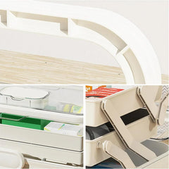 Large Capacity 3 Layer Medicine Box Family Medical Storage Case First Aid Supply