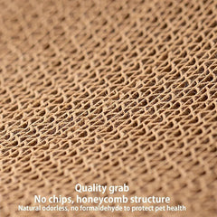 Premium Cat Scratching Board Bed Corrugated Paper Durable All Seasons Cat Toy - Rocking Chair Scratcher
