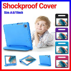 For Samsung Galaxy Tab A8 Plus 11Inch EVA Case Handheld Protective Drop Cover - Blue