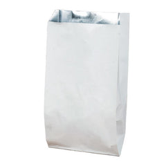Aluminum Foil Lined Chips Bbq Chicken Paper Bags Disposable Greaseproof Takeaway - 16*4*31-500PCS