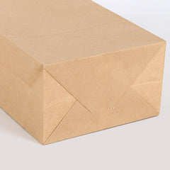 500PCS Disposable Greaseproof Brown Paper Bags Bread Snacks Eco-Friendly
