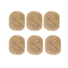 Sisal Rope Natural Jute Hemp Manila Twine String Cord 1-14mm Thick Craft DIY - 5Rolls-12MM*50M