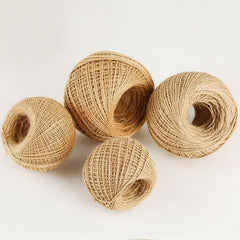 Sisal Rope Natural Jute Hemp Manila Twine String Cord 1-14mm Thick Craft DIY - 5Rolls-12MM*50M