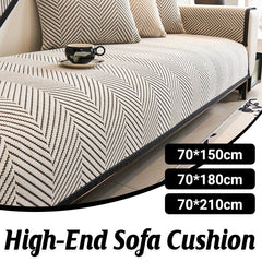 Sofa Cushion Cover Modern Non Slip Couch Protector Furniture Seat Slipcover Pad - 70x210cm