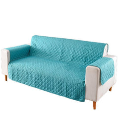 130X195cm Seater Pet Sofa Protector Cover Quilted Couch Covers Lounge Slipcover - Blue