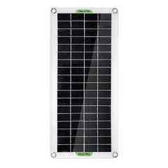 30W Usb Solar Panel Kit Battery Charger Controller Caravan Boat Outdoor Camping