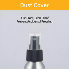 10pcs Travel Size Refillable Aluminum Spray Bottles Toner Cleaning Solution Mist - 10pcs-200ml