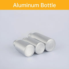 10pcs Travel Size Refillable Aluminum Spray Bottles Toner Cleaning Solution Mist - 10pcs-200ml