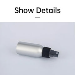 10pcs Travel Size Refillable Aluminum Spray Bottles Toner Cleaning Solution Mist - 10pcs-200ml