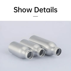 10pcs Travel Size Refillable Aluminum Spray Bottles Toner Cleaning Solution Mist - 10pcs-200ml