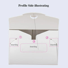 30PCS White Portable Cake Boxes Display Window Packing Case Party with Handle Birthday - 12 inch
