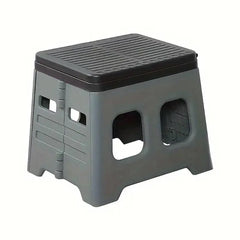 Outdoor Travel Toilet Portable Folding Stool Seat for Camping Hiking and Outdoor - Grey