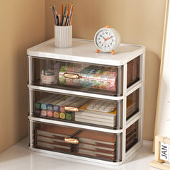2/3 Tier Organizer Storage Shelf Multi Functional Cosmetic Bathroom Organizer Rack - Three-Layer