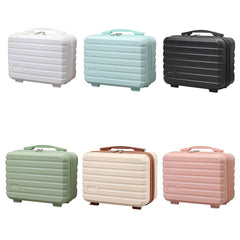 Portable 14 Inch Suitcase Mini Small Travel Storage Hand Gift Box - White