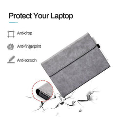 Premium Leather Case Cover Protector For Microsoft Surface Pro 8 - Red
