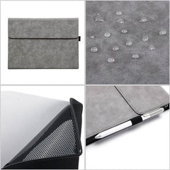 Premium Leather Case Cover Protector For Microsoft Surface Pro 8 - Red