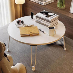 Small Foldable Computer Desk Portable Bed Table Round Home Office Laptop Stand