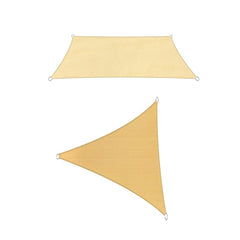 Outdoor Breathable Shade Sail Canopy Triangle Square Patio Garden Sun Shade - 3*6m(Rectangular)